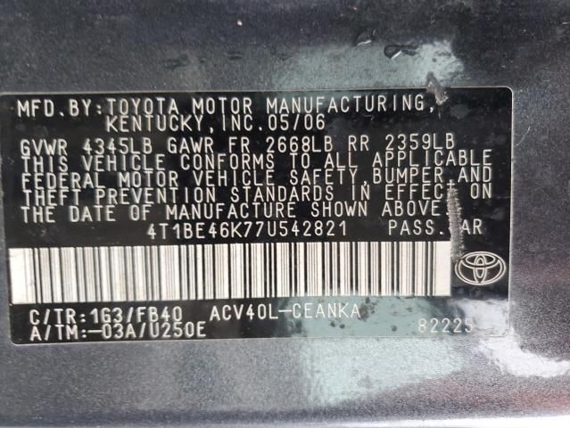 2007 Toyota Camry CE