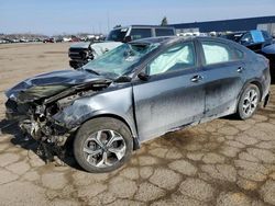 Salvage cars for sale at Woodhaven, MI auction: 2021 KIA Forte FE