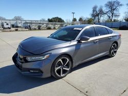 Honda Accord Sport salvage cars for sale: 2020 Honda Accord Sport