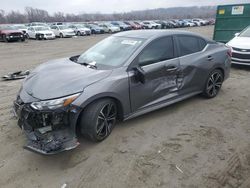 Nissan Sentra SR salvage cars for sale: 2021 Nissan Sentra SR