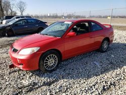 Salvage cars for sale from Copart Cicero, IN: 2005 Honda Civic EX