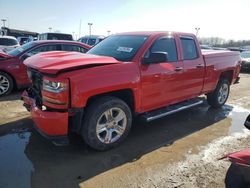 Salvage cars for sale at Indianapolis, IN auction: 2017 Chevrolet Silverado K1500 Custom