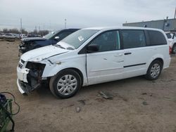 Salvage cars for sale from Copart Woodhaven, MI: 2016 Dodge Grand Caravan SE