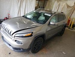 Jeep salvage cars for sale: 2017 Jeep Cherokee Latitude