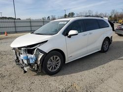 Salvage cars for sale from Copart Lumberton, NC: 2021 Toyota Sienna XLE