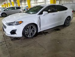 Salvage cars for sale from Copart Woodburn, OR: 2019 Ford Fusion Titanium