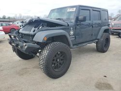 Jeep Wrangler salvage cars for sale: 2017 Jeep Wrangler Unlimited Sport