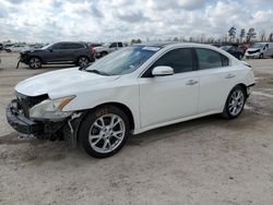 Salvage cars for sale at Houston, TX auction: 2014 Nissan Maxima S