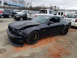 Salvage cars for sale at Spartanburg, SC auction: 2013 Ford Mustang GT
