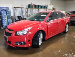 Chevrolet Cruze LTZ salvage cars for sale: 2014 Chevrolet Cruze LTZ