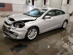 Salvage cars for sale at Avon, MN auction: 2016 Chevrolet Malibu LT