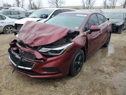 Chevrolet Cruze lt salvage cars for sale: 2016 Chevrolet Cruze LT