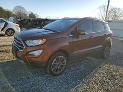 Salvage cars for sale from Copart Mocksville, NC: 2018 Ford Ecosport Titanium