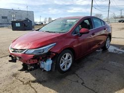 Chevrolet Cruze LT salvage cars for sale: 2018 Chevrolet Cruze LT