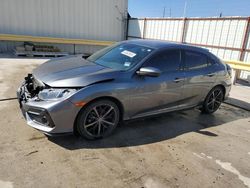 Salvage cars for sale from Copart Haslet, TX: 2020 Honda Civic Sport