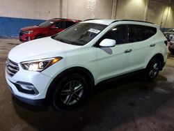 Salvage cars for sale from Copart Woodhaven, MI: 2017 Hyundai Santa FE Sport