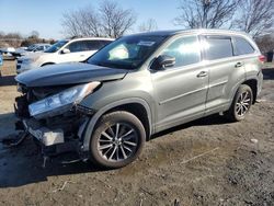 Toyota salvage cars for sale: 2018 Toyota Highlander SE