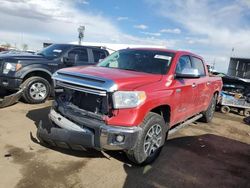 Toyota Tundra Crewmax Limited Vehiculos salvage en venta: 2016 Toyota Tundra Crewmax Limited