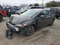 Salvage cars for sale from Copart Moraine, OH: 2013 Honda Civic EX