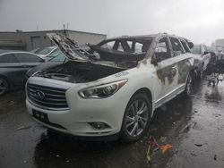 Salvage cars for sale at Martinez, CA auction: 2015 Infiniti QX60