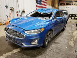 Ford salvage cars for sale: 2020 Ford Fusion Titanium