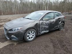 Vehiculos salvage en venta de Copart Ontario Auction, ON: 2015 Mazda 3 Sport