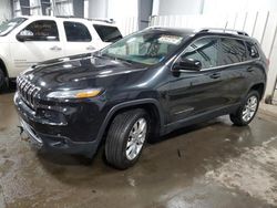 Salvage cars for sale at Ham Lake, MN auction: 2016 Jeep Cherokee Limited