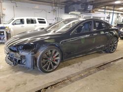 Salvage cars for sale from Copart Wheeling, IL: 2016 Tesla Model S