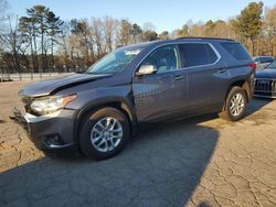 Salvage cars for sale at Austell, GA auction: 2021 Chevrolet Traverse LT