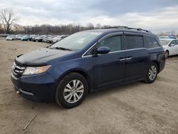Salvage cars for sale at Des Moines, IA auction: 2015 Honda Odyssey EXL