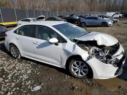 Toyota Corolla LE salvage cars for sale: 2021 Toyota Corolla LE