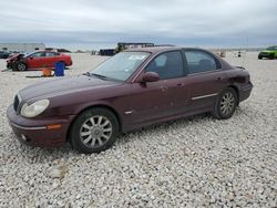 Salvage cars for sale at Temple, TX auction: 2002 Hyundai Sonata GLS