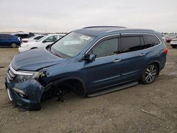 Salvage cars for sale from Copart Antelope, CA: 2018 Honda Pilot Elite