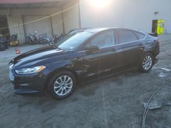 Salvage cars for sale at Seaford, DE auction: 2015 Ford Fusion S