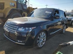 Salvage cars for sale from Copart Chicago Heights, IL: 2015 Land Rover Range Rover Supercharged