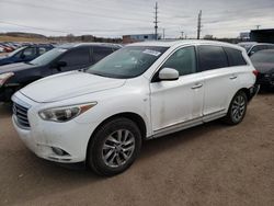 Salvage cars for sale at Colorado Springs, CO auction: 2014 Infiniti QX60