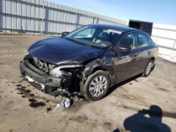 Salvage cars for sale at Windham, ME auction: 2014 Nissan Sentra S