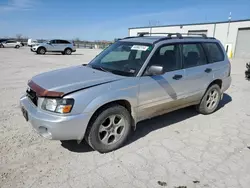 Subaru salvage cars for sale: 2003 Subaru Forester 2.5XS