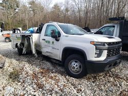 Salvage cars for sale from Copart West Warren, MA: 2022 Chevrolet Silverado K3500