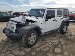 Salvage cars for sale from Copart Indianapolis, IN: 2017 Jeep Wrangler Unlimited Sport