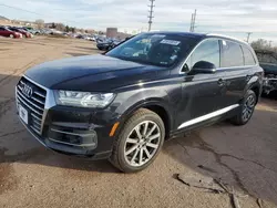 Salvage cars for sale at Colorado Springs, CO auction: 2018 Audi Q7 Prestige