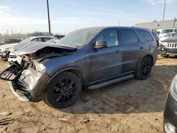 Salvage cars for sale at Woodhaven, MI auction: 2018 Dodge Durango SXT