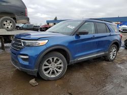 Salvage cars for sale from Copart Woodhaven, MI: 2020 Ford Explorer XLT