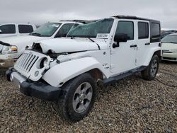 Salvage cars for sale from Copart Magna, UT: 2018 Jeep Wrangler Unlimited Sahara