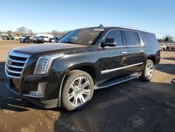 Salvage cars for sale from Copart Grantville, PA: 2016 Cadillac Escalade ESV Luxury