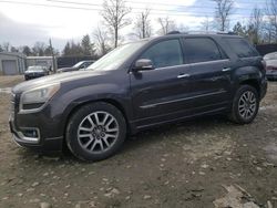 Salvage cars for sale at Waldorf, MD auction: 2013 GMC Acadia Denali