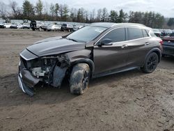 Infiniti QX30 salvage cars for sale: 2017 Infiniti QX30 Base