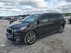 KIA Sedona Vehiculos salvage en venta: 2017 KIA Sedona SXL