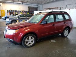 Salvage cars for sale at Candia, NH auction: 2010 Subaru Forester XS