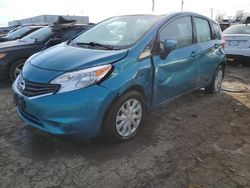 Vehiculos salvage en venta de Copart Chicago Heights, IL: 2015 Nissan Versa Note S